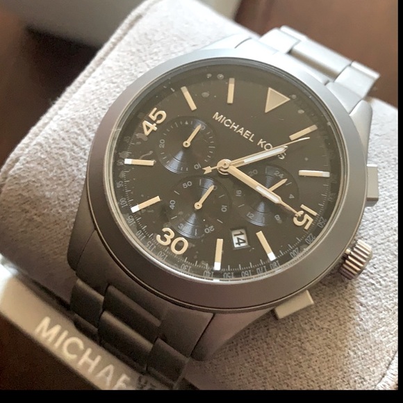 New in box Michael Kors Men's watch MK8469 Gareth Chronograph new with box& tag - Picture 6 of 6